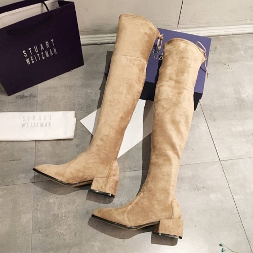 Cheap Stuart Weitzman Boots For Women #525716 Replica Wholesale [$85.00 USD] [ITEM#525716] on Replica Stuart Weitzman Boots