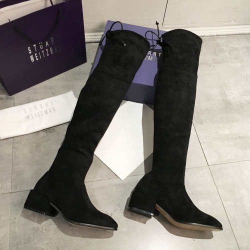 Cheap Stuart Weitzman Boots For Women #525717 Replica Wholesale [$85.00 USD] [ITEM#525717] on Replica Stuart Weitzman Boots
