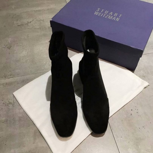 Cheap Stuart Weitzman Boots For Women #525721 Replica Wholesale [$80.00 USD] [ITEM#525721] on Replica Stuart Weitzman Boots
