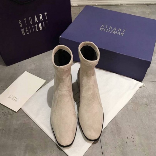 Cheap Stuart Weitzman Boots For Women #525724 Replica Wholesale [$80.00 USD] [ITEM#525724] on Replica Stuart Weitzman Boots