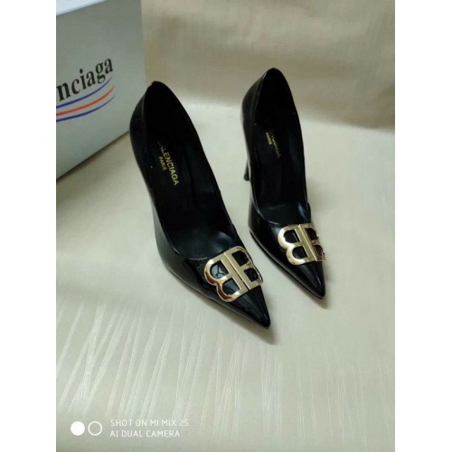 Cheap Balenciaga High-Heeled Shoes For Women #525727 Replica Wholesale [$76.00 USD] [ITEM#525727] on Replica Balenciaga High-Heeled Shoes
