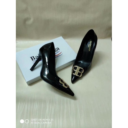 Cheap Balenciaga High-Heeled Shoes For Women #525727 Replica Wholesale [$76.00 USD] [ITEM#525727] on Replica Balenciaga High-Heeled Shoes