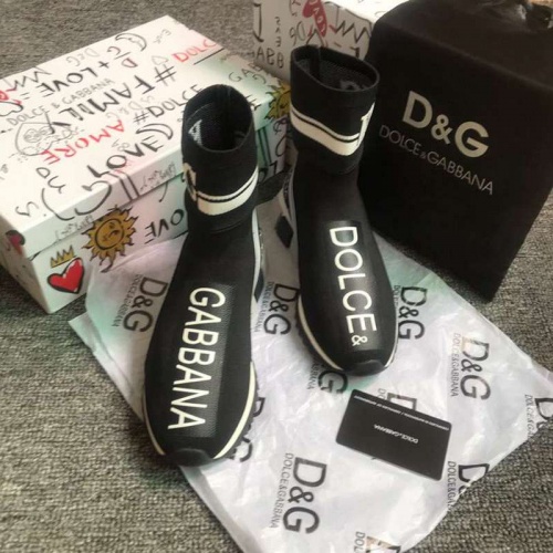 Cheap Dolce &amp; Gabbana D&amp;G Boots For Women #525846 Replica Wholesale [$76.00 USD] [ITEM#525846] on Replica Dolce &amp; Gabbana D&amp;G Boots