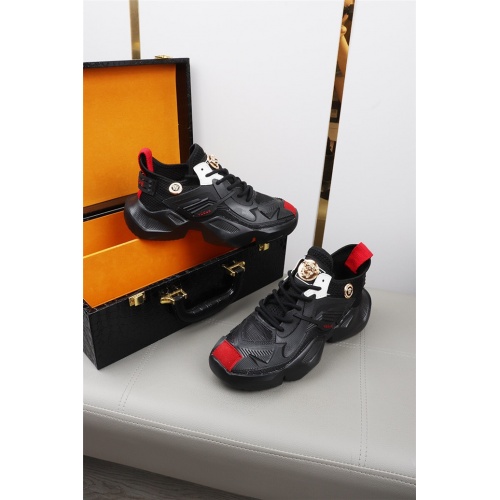 Cheap Versace Casual Shoes For Men #528292 Replica Wholesale [$80.00 USD] [ITEM#528292] on Replica Versace Flat Shoes