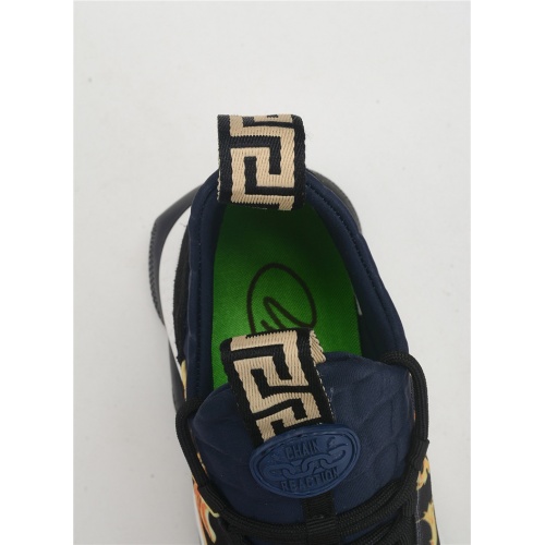 Cheap Versace Casual Shoes For Women #528419 Replica Wholesale [$92.00 USD] [ITEM#528419] on Replica Versace Flat Shoes