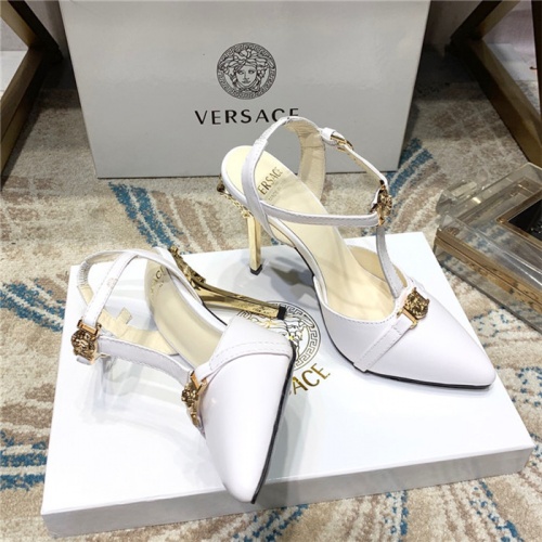 Cheap Versace Sandal For Women #528462 Replica Wholesale [$81.00 USD] [ITEM#528462] on Replica Versace Sandal
