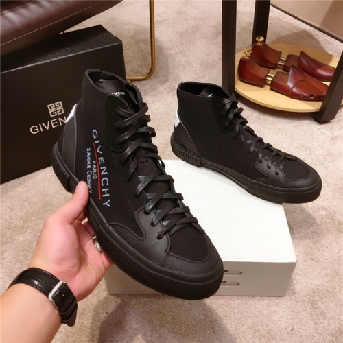 Cheap Givenchy High Tops Shoes For Men #528540 Replica Wholesale [$92.00 USD] [ITEM#528540] on Replica Givenchy High Tops Shoes