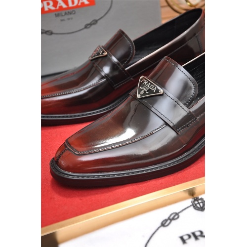 Cheap Prada Leather Shoes For Men #528613 Replica Wholesale [$85.00 USD] [ITEM#528613] on Replica Prada Leather Shoes