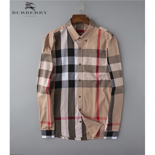 Cheap Burberry Shirts Long Sleeved For Men #528752 Replica Wholesale [$38.00 USD] [ITEM#528752] on Replica Burberry Shirts