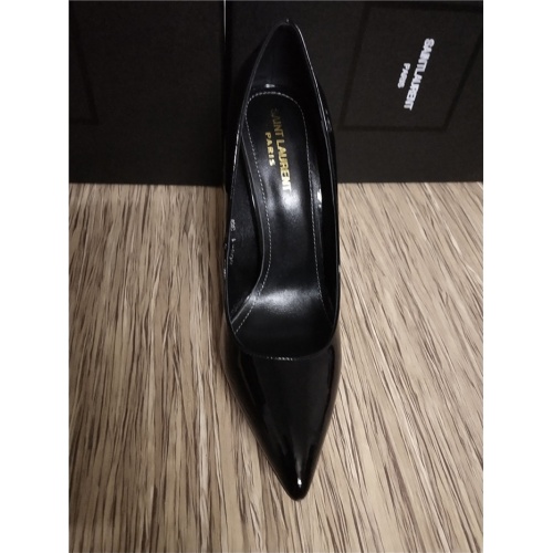 Cheap Yves Saint Laurent YSL High-Heeled Shoes For Women #528753 Replica Wholesale [$88.00 USD] [ITEM#528753] on Replica Yves Saint Laurent YSL High-Heeled Shoes