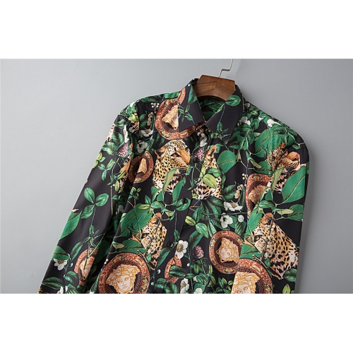 Cheap Versace Shirts Long Sleeved For Men #528774 Replica Wholesale [$39.00 USD] [ITEM#528774] on Replica Versace Shirts