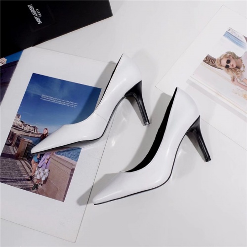 Cheap Yves Saint Laurent YSL High-Heeled Shoes For Women #528802 Replica Wholesale [$80.00 USD] [ITEM#528802] on Replica Yves Saint Laurent YSL High-Heeled Shoes