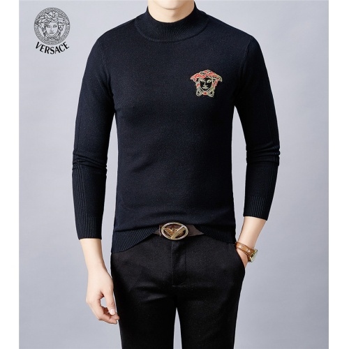 Cheap Versace Sweaters Long Sleeved For Men #528937 Replica Wholesale [$43.00 USD] [ITEM#528937] on Replica Versace Sweaters
