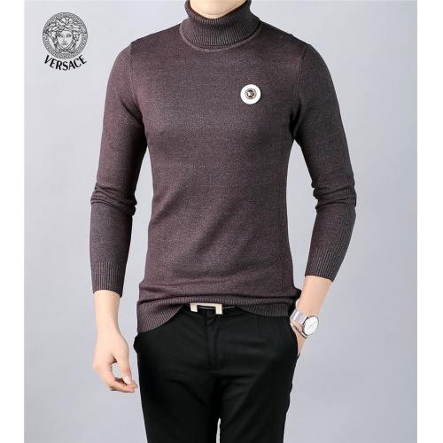 Cheap Versace Sweaters Long Sleeved For Men #528940 Replica Wholesale [$43.00 USD] [ITEM#528940] on Replica Versace Sweaters