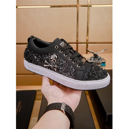 Cheap Philipp Plein PP Casual Shoes For Men #529368 Replica Wholesale [$80.00 USD] [ITEM#529368] on Replica Philipp Plein Casual Shoes