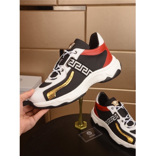 Cheap Versace Casual Shoes For Men #529617 Replica Wholesale [$80.00 USD] [ITEM#529617] on Replica Versace Flat Shoes