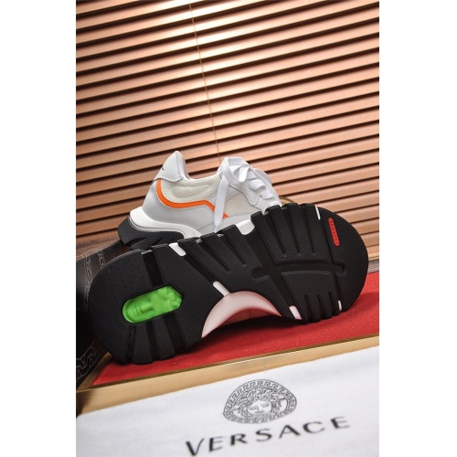Cheap Versace Casual Shoes For Men #529619 Replica Wholesale [$85.00 USD] [ITEM#529619] on Replica Versace Flat Shoes