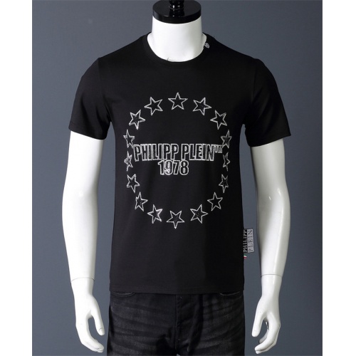 Cheap Philipp Plein PP T-Shirts Short Sleeved For Men #530572 Replica Wholesale [$27.00 USD] [ITEM#530572] on Replica Philipp Plein PP T-Shirts