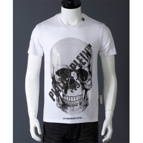 Cheap Philipp Plein PP T-Shirts Short Sleeved For Men #530580 Replica Wholesale [$27.00 USD] [ITEM#530580] on Replica Philipp Plein PP T-Shirts