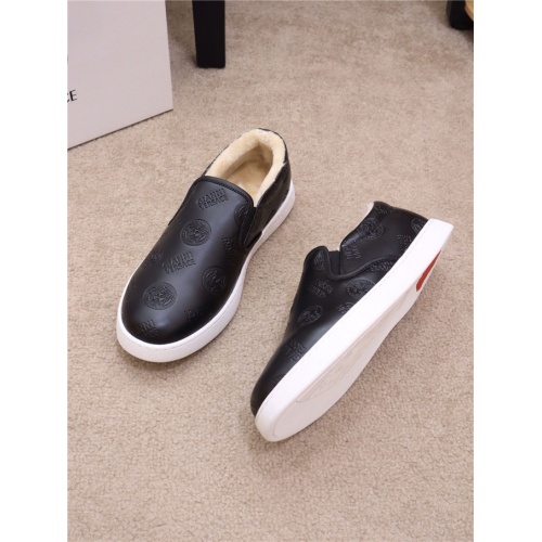Cheap Versace Casual Shoes For Men #531520 Replica Wholesale [$68.00 USD] [ITEM#531520] on Replica Versace Flat Shoes