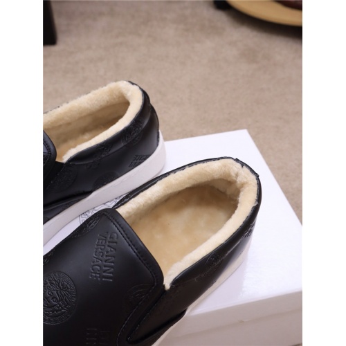 Cheap Versace Casual Shoes For Men #531520 Replica Wholesale [$68.00 USD] [ITEM#531520] on Replica Versace Flat Shoes
