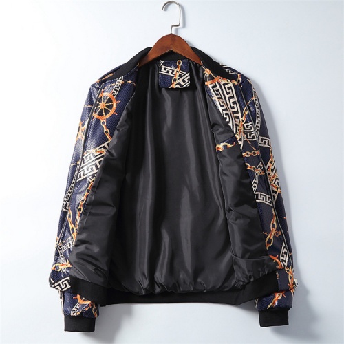 Cheap Versace Leather Coats Long Sleeved For Men #531604 Replica Wholesale [$70.00 USD] [ITEM#531604] on Replica Versace Jackets