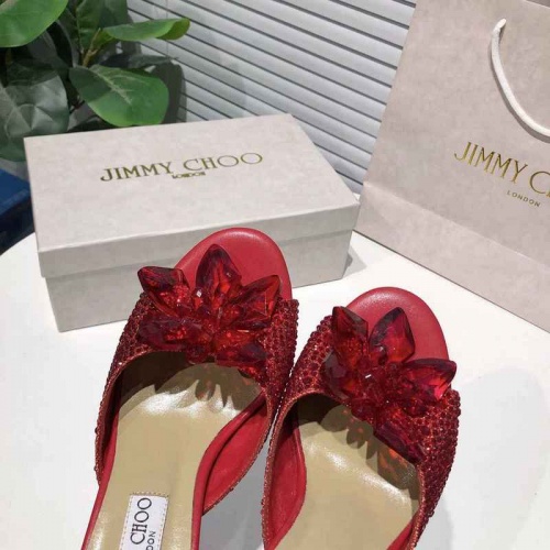 Cheap Jimmy Choo High-Heeled Shoes For Women #531789 Replica Wholesale [$76.00 USD] [ITEM#531789] on Replica Jimmy Choo High-Heeled Shoes