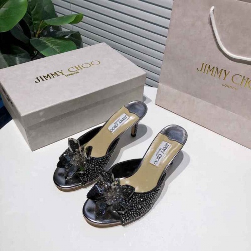 Cheap Jimmy Choo High-Heeled Shoes For Women #531804 Replica Wholesale [$76.00 USD] [ITEM#531804] on Replica Jimmy Choo High-Heeled Shoes
