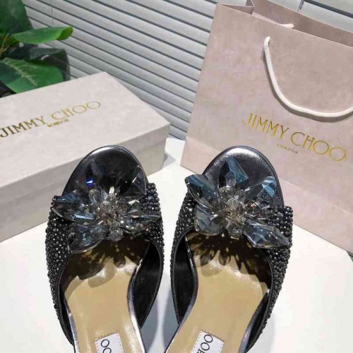 Cheap Jimmy Choo High-Heeled Shoes For Women #531804 Replica Wholesale [$76.00 USD] [ITEM#531804] on Replica Jimmy Choo High-Heeled Shoes