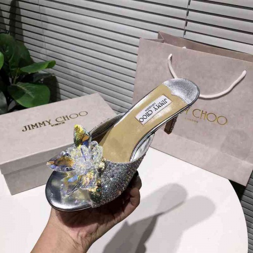 Cheap Jimmy Choo High-Heeled Shoes For Women #531811 Replica Wholesale [$76.00 USD] [ITEM#531811] on Replica Jimmy Choo High-Heeled Shoes