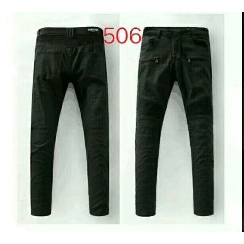 Cheap Balmain Jeans For Men #532294 Replica Wholesale [$43.00 USD] [ITEM#532294] on Replica Balmain Jeans