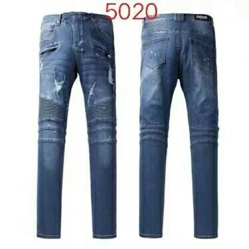 Cheap Balmain Jeans For Men #532296 Replica Wholesale [$43.00 USD] [ITEM#532296] on Replica Balmain Jeans