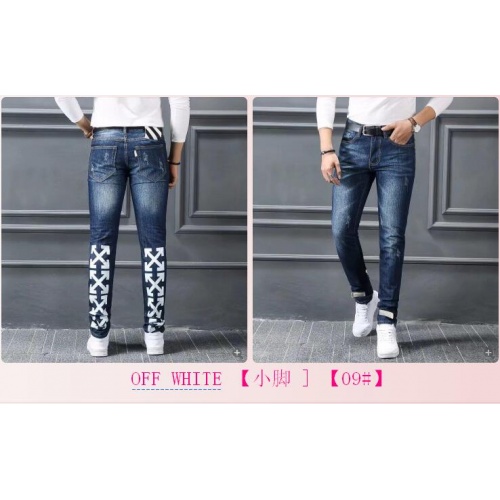 Cheap Off-White Jeans For Men #532304 Replica Wholesale [$43.00 USD] [ITEM#532304] on Replica Off-White Jeans