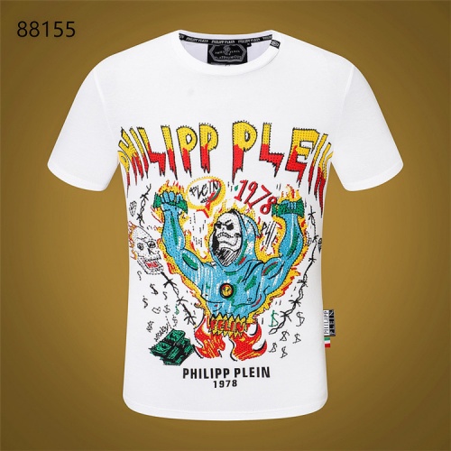 Cheap Philipp Plein PP T-Shirts Short Sleeved For Men #532393 Replica Wholesale [$32.00 USD] [ITEM#532393] on Replica Philipp Plein PP T-Shirts