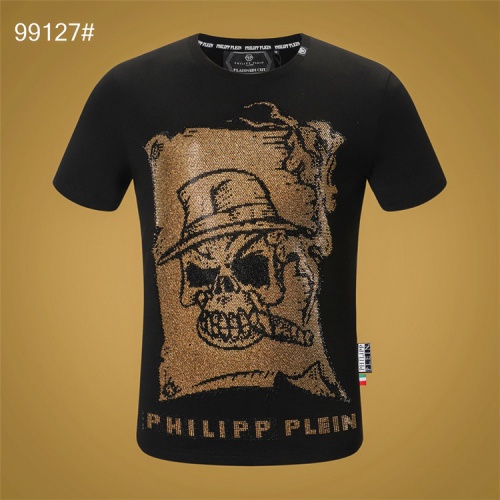 Cheap Philipp Plein PP T-Shirts Short Sleeved For Men #532428 Replica Wholesale [$32.00 USD] [ITEM#532428] on Replica Philipp Plein PP T-Shirts