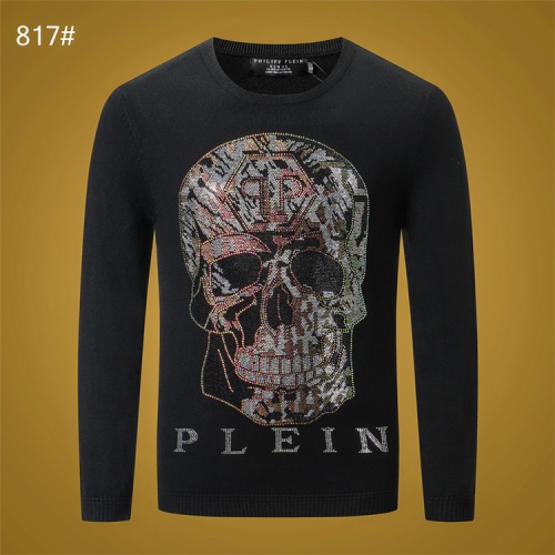 Cheap Philipp Plein PP Sweaters Long Sleeved For Men #532487 Replica Wholesale [$43.00 USD] [ITEM#532487] on Replica Philipp Plein PP Sweaters