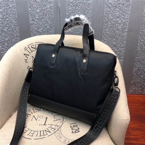 Cheap Versace AAA Man Handbags #532517 Replica Wholesale [$118.00 USD] [ITEM#532517] on Replica Versace AAA Man Handbags