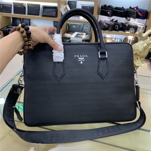 Cheap Prada AAA Man Handbags #533140 Replica Wholesale [$145.00 USD] [ITEM#533140] on Replica Prada AAA Man Handbags