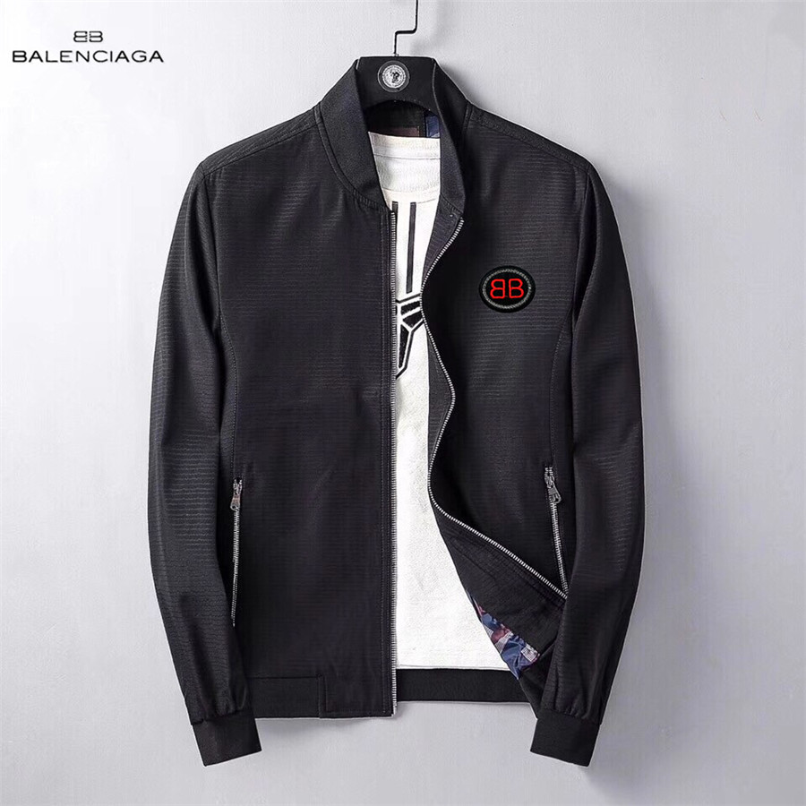 Cheap Balenciaga Jackets Long Sleeved Zipper For Men #530670 Replica ...