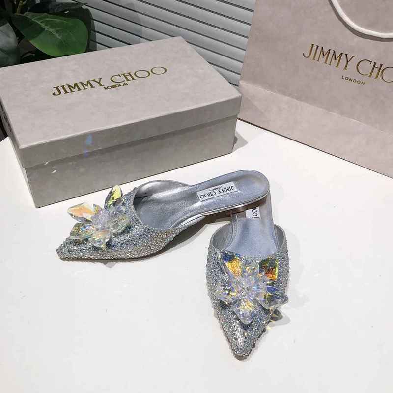 Cheap Jimmy Choo Slippers For Women #531831 Replica Wholesale [$69.84 USD] [W#531831] on Replica 