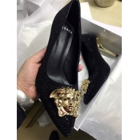 Cheap Versace High-Heeled Shoes For Women #528470 Replica Wholesale [$80.00 USD] [ITEM#528470] on Replica Versace High-Heeled Shoes