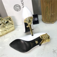 Cheap Versace High-Heeled Shoes For Women #528472 Replica Wholesale [$80.00 USD] [ITEM#528472] on Replica Versace High-Heeled Shoes