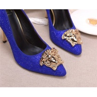 Cheap Versace High-Heeled Shoes For Women #528475 Replica Wholesale [$80.00 USD] [ITEM#528475] on Replica Versace High-Heeled Shoes