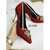 Cheap Versace High-Heeled Shoes For Women #528481 Replica Wholesale [$80.00 USD] [ITEM#528481] on Replica Versace High-Heeled Shoes