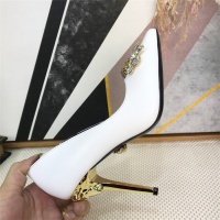 Cheap Versace High-Heeled Shoes For Women #528490 Replica Wholesale [$85.00 USD] [ITEM#528490] on Replica Versace High-Heeled Shoes