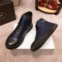 Cheap Prada High Tops Shoes For Men #528606 Replica Wholesale [$85.00 USD] [ITEM#528606] on Replica Prada High Top Shoes
