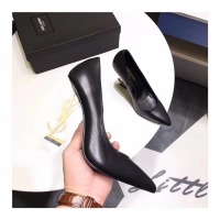 Cheap Yves Saint Laurent YSL High-Heeled Shoes For Women #528732 Replica Wholesale [$88.00 USD] [ITEM#528732] on Replica Yves Saint Laurent YSL High-Heeled Shoes