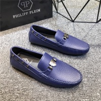 Cheap Philipp Plein PP Leather Shoes For Men #529248 Replica Wholesale [$78.00 USD] [ITEM#529248] on Replica Philipp Plein PP Leather Shoes