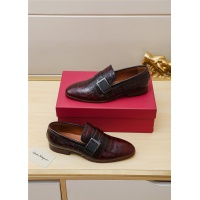 Salvatore Ferragamo Leather Shoes For Men #530793