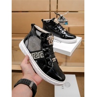 Cheap Versace High Tops Shoes For Men #531351 Replica Wholesale [$85.00 USD] [ITEM#531351] on Replica Versace High Tops Shoes